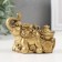NECK Polystone for bronze "Elephant with a cart of gold" 7x4x8.5 cm