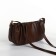 Cross-Bodi Bag on a zipper, brown color