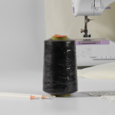 Thread 30no, 1500 m, black color-3