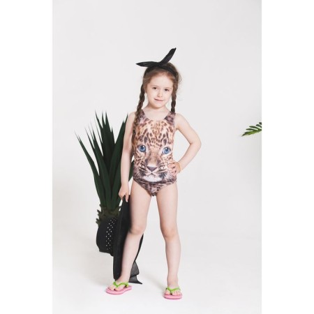 Children's swimsuit KAFTAN "Leopard", height 98-104 (30) cm, 3-4 years-1