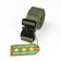 Tactical belt, 120 cm, width 3.7 cm, plastic buckle, khaki
