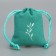 Bag Gift suede "branch", 7 x 9 cm +/- 1.5 cm