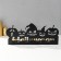 Summary Metal for 5 candles "Halloween. Pumpkin" black 14x29.5x6 cm