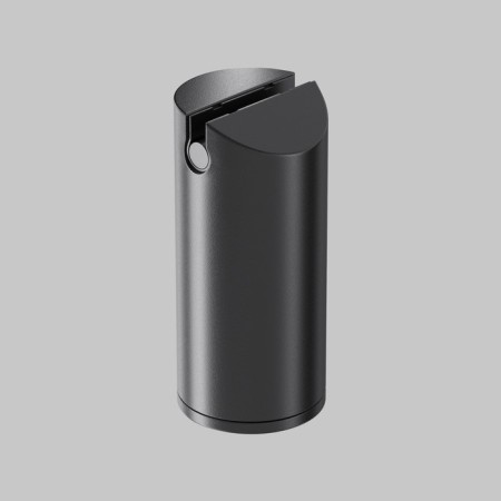 Components for textile suspension system Technical Tra130cnw-B, 6x6x13 cm, black color-1