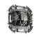 Rosette TV, star, Legrand Inspiria, 1.5 dB - 0-2400 MHz, anthracite