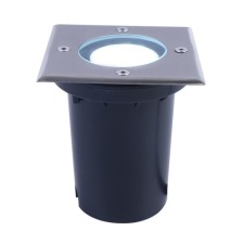 Тротуарный светильник Arte Lamp Piazza A6015IN-1SS, GU10, 35 Вт, 11х11х13 см, серебристый