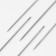 Sewing needles, for skin and shoes No. 1, d = 1 mm, 6 cm, 10 pcs, S-15