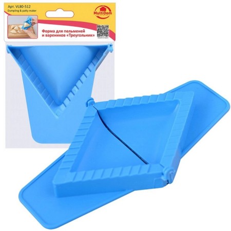 Form for dumplings and dumplings Multida "Triangle", plastic, size 19x10.5 cm