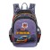 Frame backpack 39 x 29 x 17 cm, Across 410, filling: bag, pencil case, purple ACR22-410-2