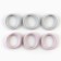 Hair elastic bands "The smallest", set 6 pcs., D = 4 cm