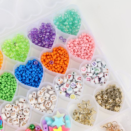 Jeweling from beads "Heart"-4