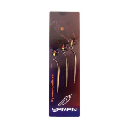 Vertical spinning "Yaman" catchy with the tee, size 45 mm, 3 g, brass color-4