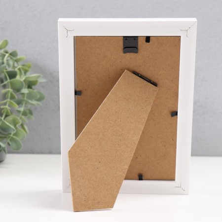 Photo frame Plastic "Gala" 10x15 cm, white (plastic screen)-3