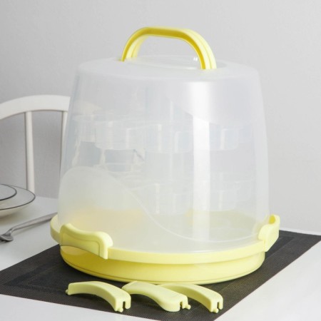 Tortovitsa with a lid, 29 × 24 cm, 24 cells, portable, color mix-7