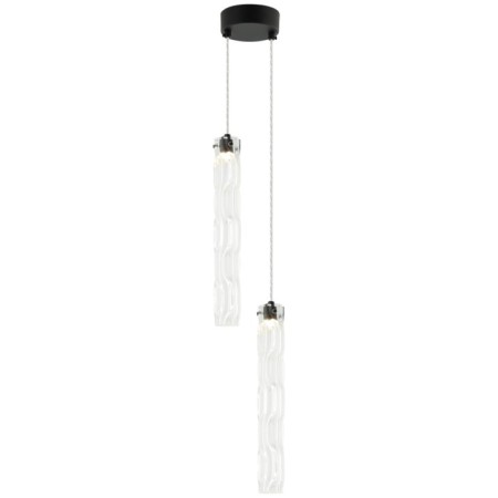 Lamp wall-flowing still 2xled 12W, size 15-300x6-17x53-150 cm, black color-2