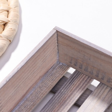 Packing box, 20x20x4 cm, without a lid, spruce-2