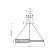 Suspended lamp Krone Led