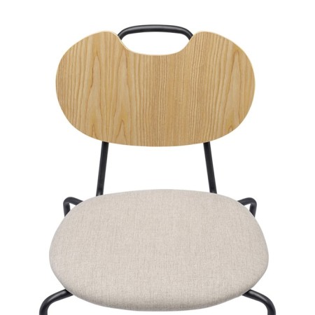 Hillen chair, 565 × 445 × 785 mm, the color is light brown-9
