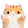 Soft toy "Cat Baton", 50 cm, red -haired