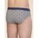 Male panties, size l, jeans, gray, 2 pcs