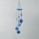 Wind music plastic from the evil eye "Nazar" 48 cm