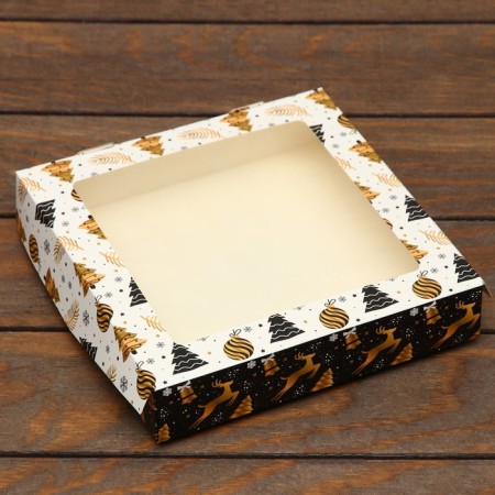 Folding box "Festive mood", 20 x 20 x 4 cm-1