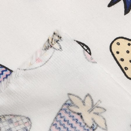 Satin fabric "Berries", Ш.160 cm, 100% cotton, 160 g/m2-3