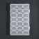 Organizer for decor, 7 blocks, 3 cells, 10.5 × 17 × 2.5 cm, the color is transparent