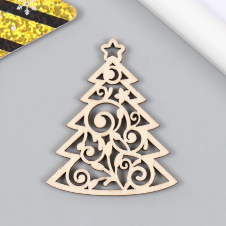 Tag "Christmas tree" 4.5x5.5 cm-2