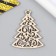 Tag "Christmas tree" 4.5x5.5 cm