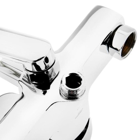 Accoona A7102 bath mixer, one -leaf, with shower set, brass, chrome-3