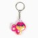 New Year's keychain with a flashlight for the keys "New Year: Sweet Snake" 5 x 10 cm