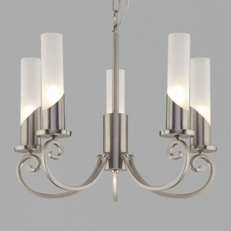 Banci chandelier, 5x60W E14, Nickel color-1