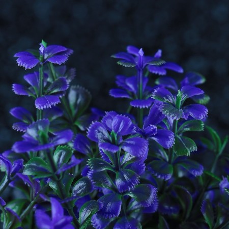 Set of artificial plants for aquarium (2 pcs), 10 cm-1