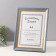 Photo frame Plastic format A4 cm "Gabriel" blue with a gold strip of 2.2x25x33.7 cm