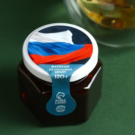Set "23": Herbal tea 25 g, jam with pine cones 120 g.-1