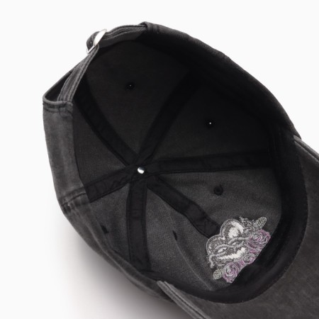 Women's cap "Heart" Minaku, col. Black, Rr. 58-5