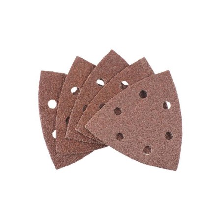 Grinding triangle KWB Delta, 93x93x93 mm, K40, aluminum oxide, Velcro, 5 pcs