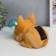 Souvenir Polystone Light "Bulldog and soap bubble" from the solar battery 12x11.5x26 cm