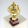 Cup 184C, award figure, gold, plastic stand, 21 × 10 × 6.5 cm.