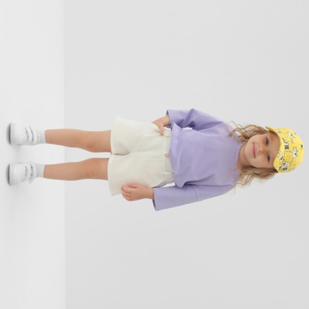 Children's shorts Minaku: Cotton Collection Color White, Height 104-1