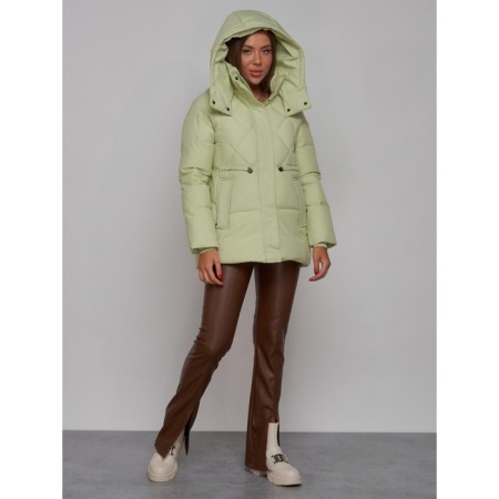 Winter Winter jacket, size 48, light green color-4