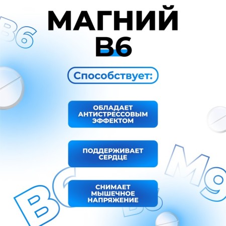Magnesium B6-Form, 120 tablets of 700 mg-1