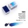 A watercolor art in a cuvette 2.5 ml, 3xk "White Nights", bright blue, 1911509