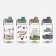Water bottle, 1 l, 22.5 x 9 cm, mix