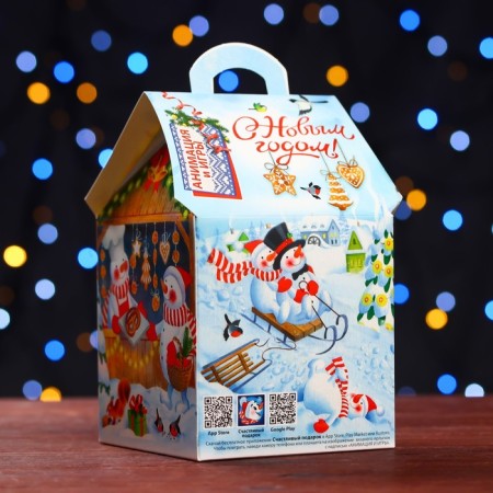 Gift box "Fair", house 12 x 12 x 19 cm-1