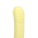 Silicone teething for teeth "Swan", brush, on suction cup, yellow color, crumb I