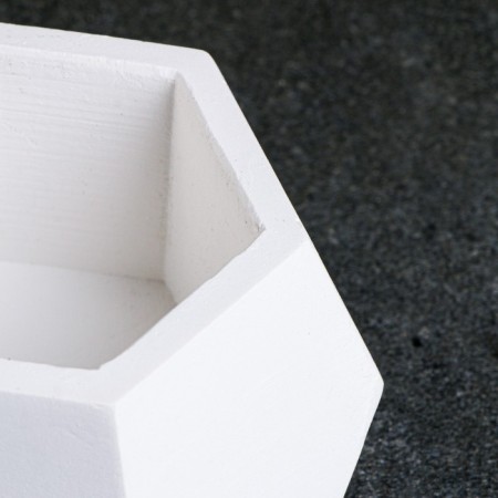 Figure Kashpo "hexagon" 11.5x11.5x5.5cm-2