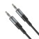 Cable AUX HOOCO UPA23, Jack 3.5 mm (M) - Jack 3.5 mm (M), 1 m, nylon, gray