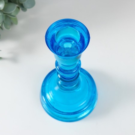 Christophf-1 candlestick Blue 16.5x8.5 cm mix-1